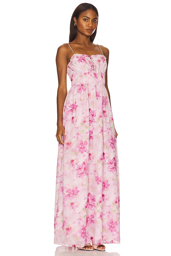 view 2 of 3 Aubrie Maxi Dress in Pink Floral