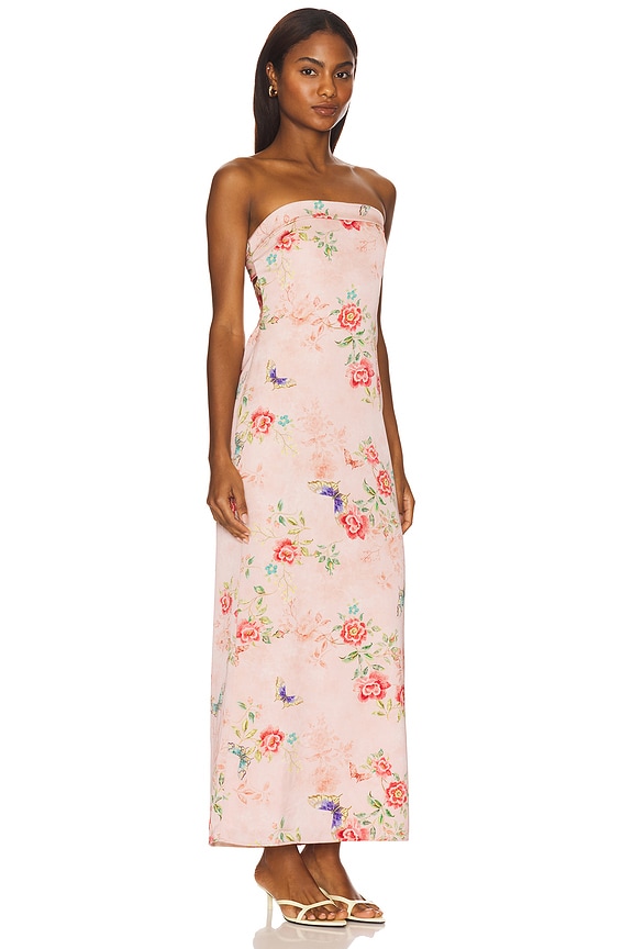 view 2 of 3 Lina Maxi Dress in Pink Floral