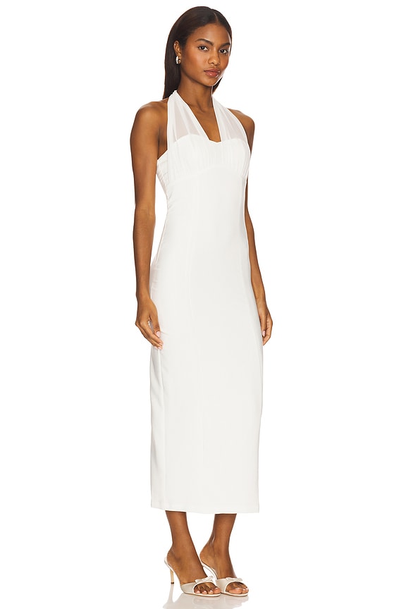 view 2 of 3 Fiona Midi Dress in White
