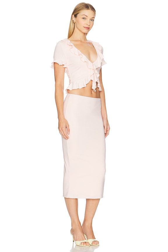 view 2 of 3 Dakota Skirt Set in Baby Pink