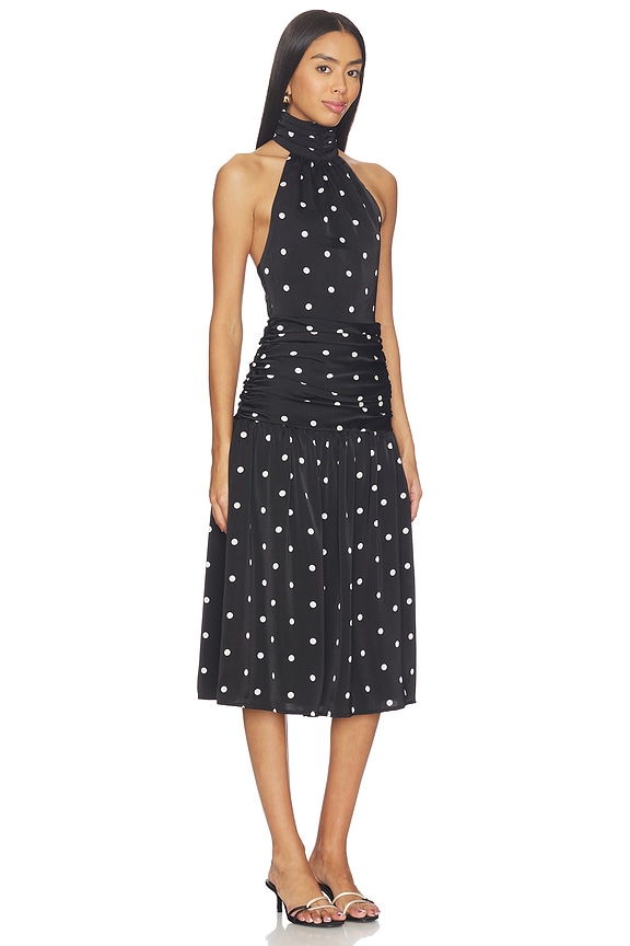 view 2 of 3 VESTIDO CARMINA in Black & White Dot