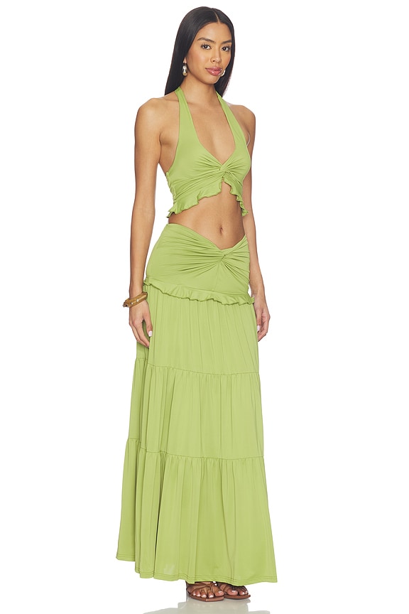 view 2 of 3 ENSEMBLE JUPE NOELLE in Pear Green