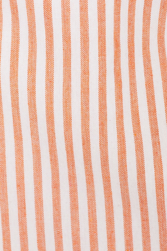 MORE TO COME Neve Mini Dress in Burnt Orange Stripe