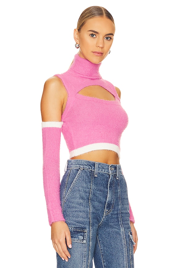 view 2 of 4 Leanna Sleeve Top in Pink Multi