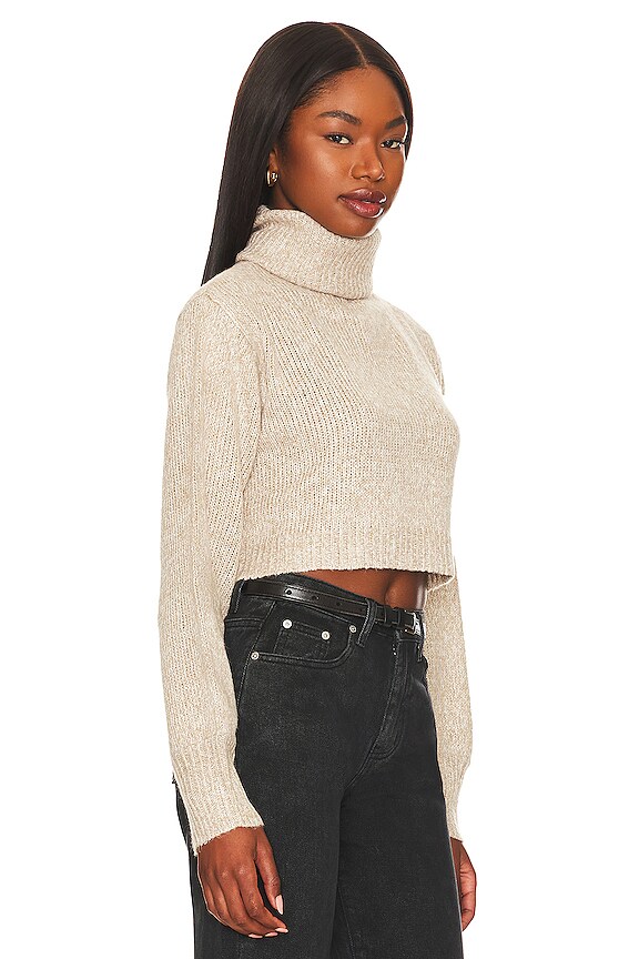 view 2 of 4 PULL COL ROULÉ BELLAMY in Tan