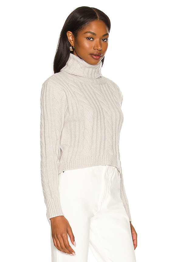 view 2 of 4 Gabbi Crop Sweater in Grey