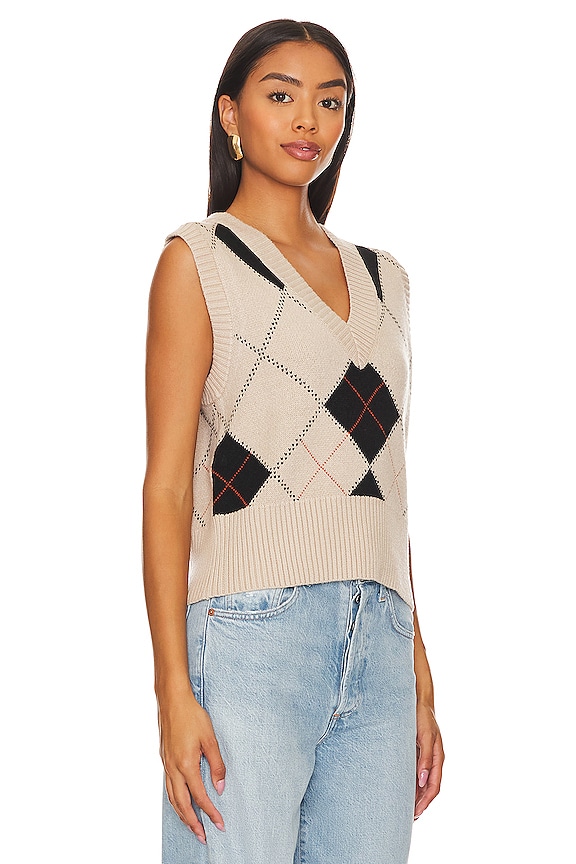 view 2 of 4 Kenny Argyle Vest in Toast