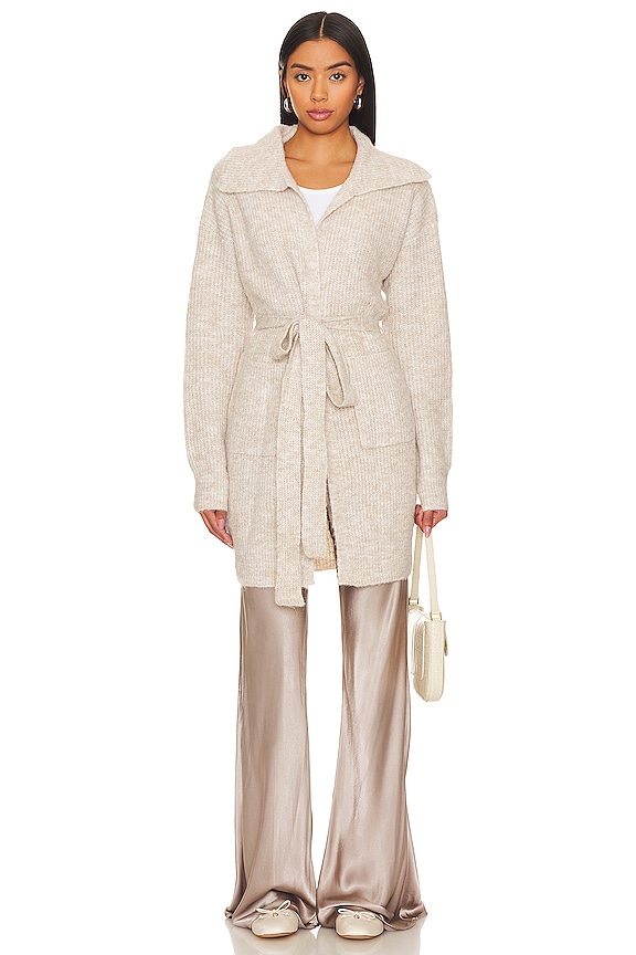 view 2 of 4 КАРДИГАН KARA in Oatmeal