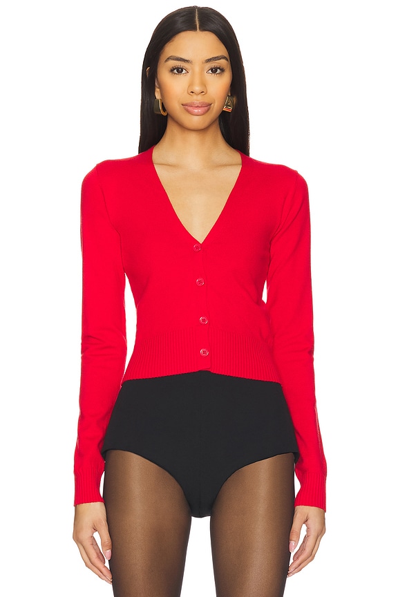 view 2 of 5 Viva Cardigan in Red