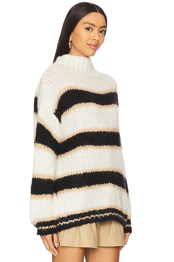 view 2 of 4 Michelle Sweater in Black & Tan