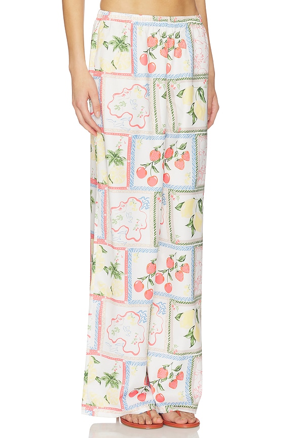 view 2 of 6 Kialana Relaxed Pant in White Multi