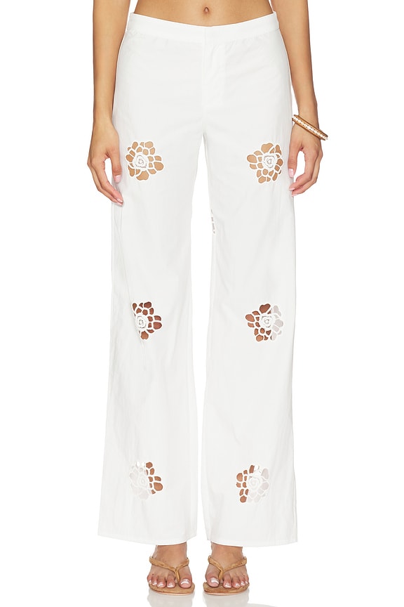 view 1 of 6 PANTALON BLANCA in White