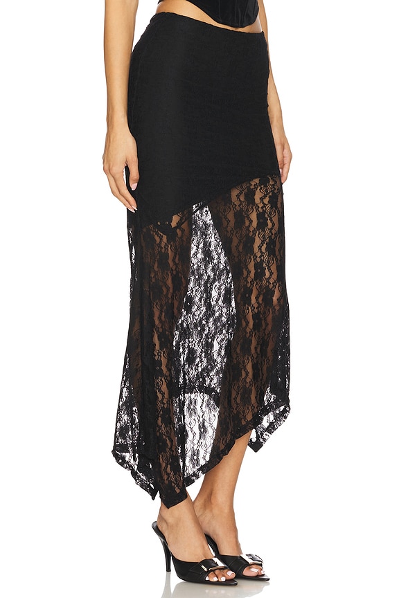 view 2 of 6 Ronah Maxi Skirt in Black