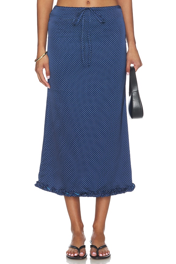view 1 of 6 FALDA REESE in Navy Polka Dot