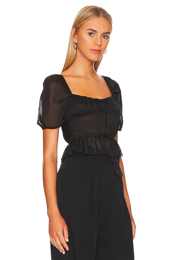 view 2 of 4 Olivera Top in Black