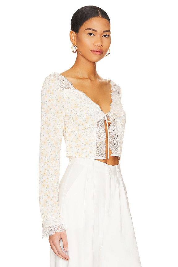 view 2 of 4 ТОП KRYSTAL in Yellow Floral