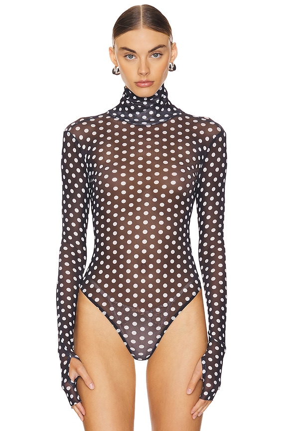 view 2 of 5 Avery Bodysuit in Polkadot