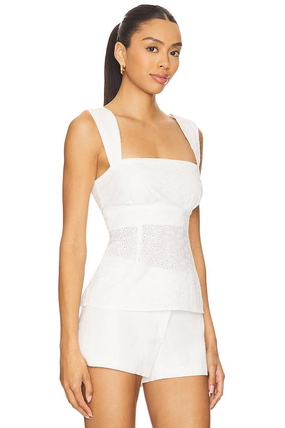 view 2 of 5 Priya Top in White