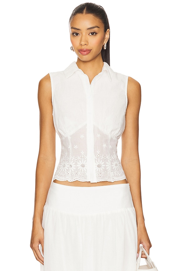 MORE TO COME Danie Button Up Top