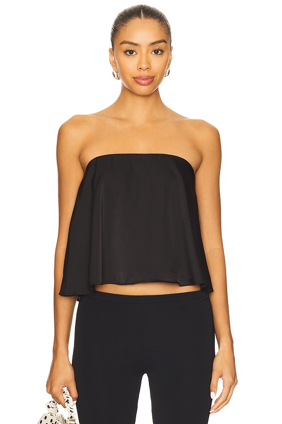 view 2 of 5 Cassidy Strapless Top in Black