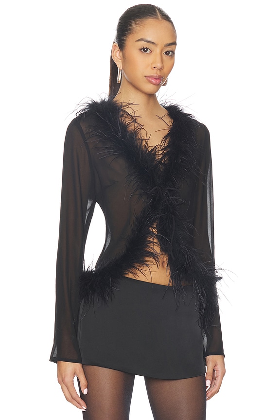 view 2 of 4 Justine Top in Black