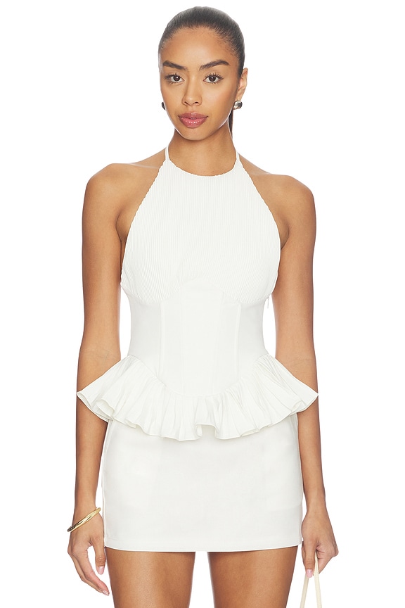 view 1 of 5 Anala Top in White