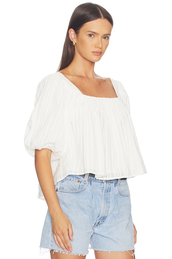 view 2 of 4 Janitra Top in White
