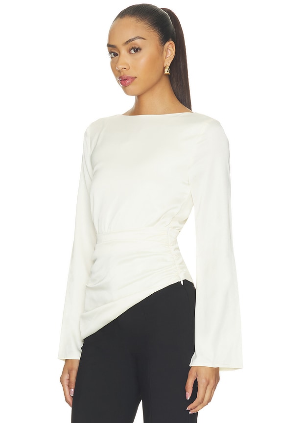 view 2 of 4 Daphne Blouse in Ivory