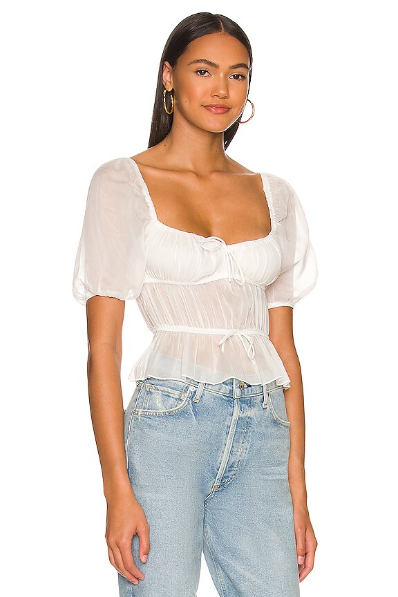 view 2 of 4 Olivera Top in White