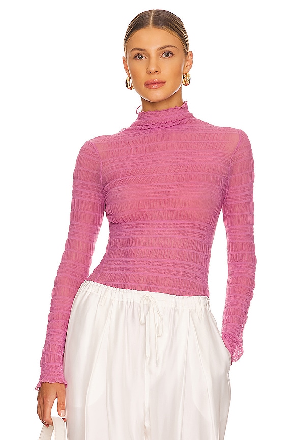 view 1 of 4 Sadie Ruched Top in Pink