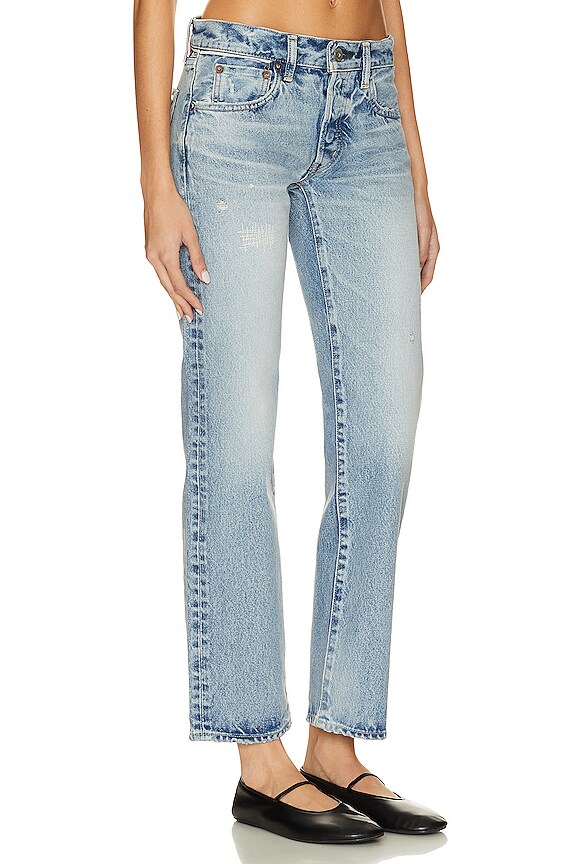 view 2 of 4 ANCHO RECTO TIRO BAJO BOSTONIA in Light Blue