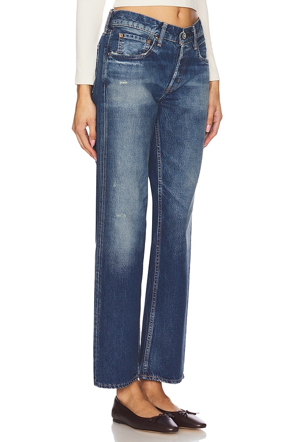 view 2 of 6 JEAN DROIT TAILLE BASSE RIDGEFIELD in Blue