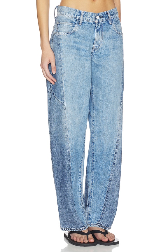 view 2 of 6 Micco Remake Tapered Jeans in Light Blue