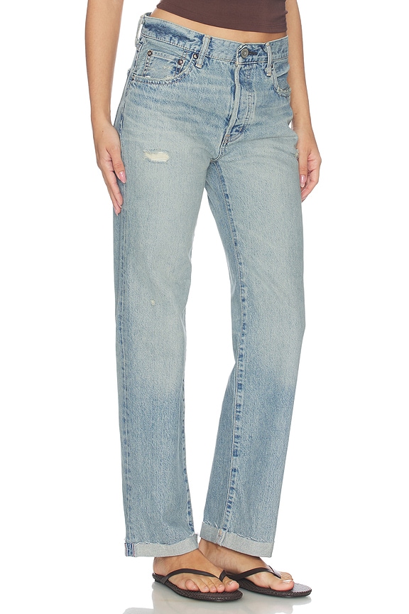view 2 of 6 Copper Straight Leg Jeans in Light Blue