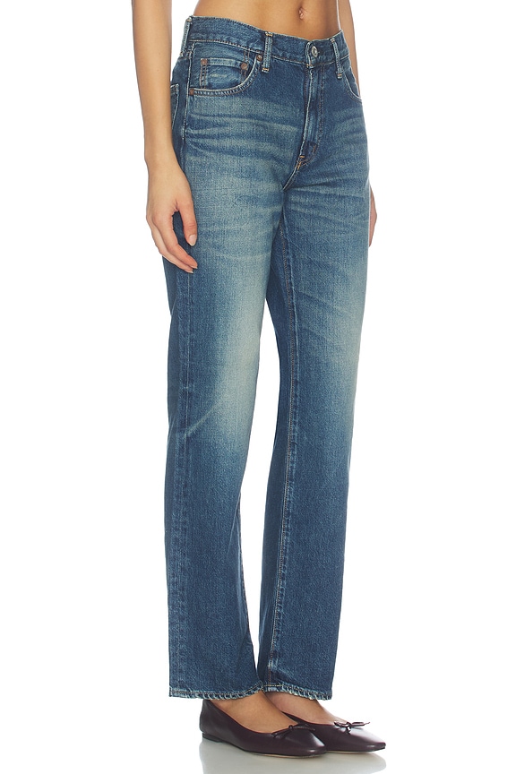 view 2 of 6 Leyden Straight Leg Jeans in Dark Blue