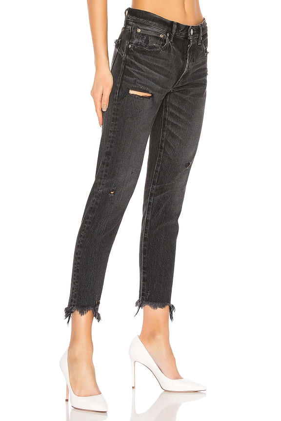 view 2 of 4 JEAN SLIM JAMBES DROITES KELLEY in Black