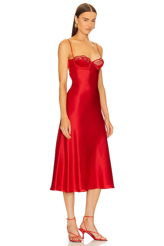 view 2 of 3 Ballet Dress in Scarlet