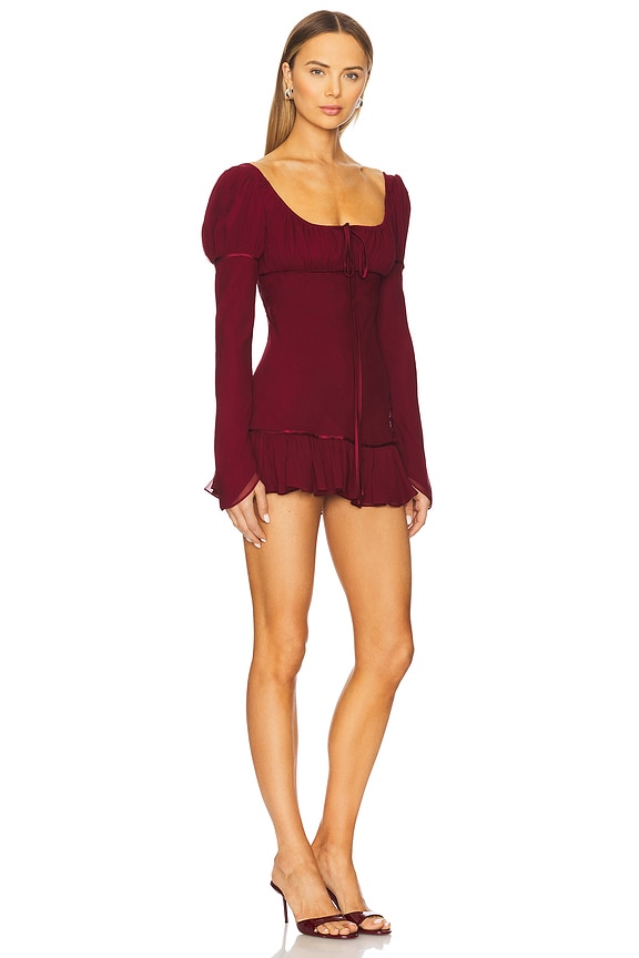 view 2 of 3 Fair Verona Micro Dress in Sangre