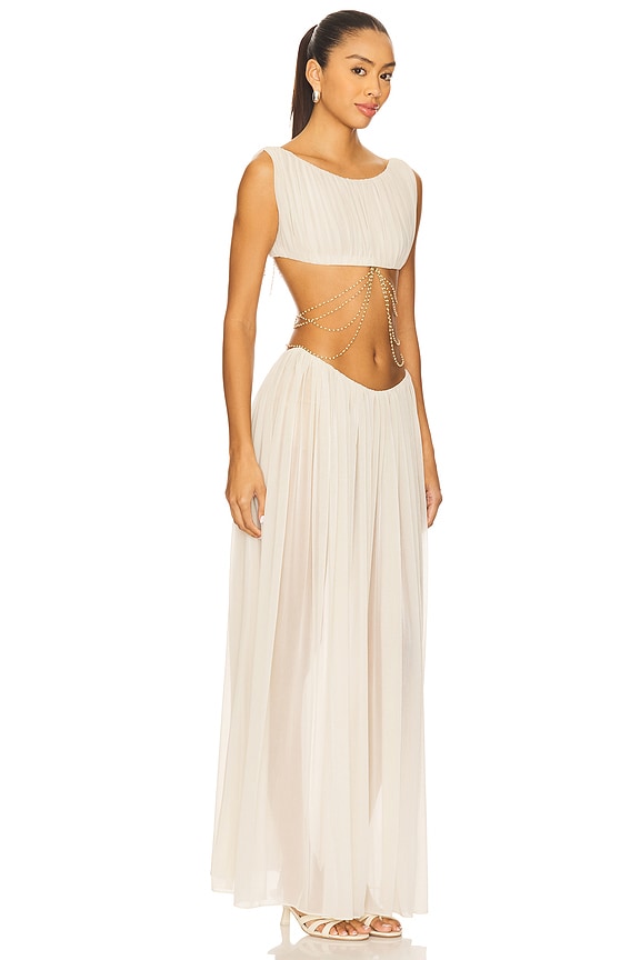 view 2 of 5 Moonlight Waltz Top and Skirt in Marble