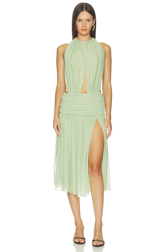view 1 of 3 La Piscine Lady Length Dress in Pistachio