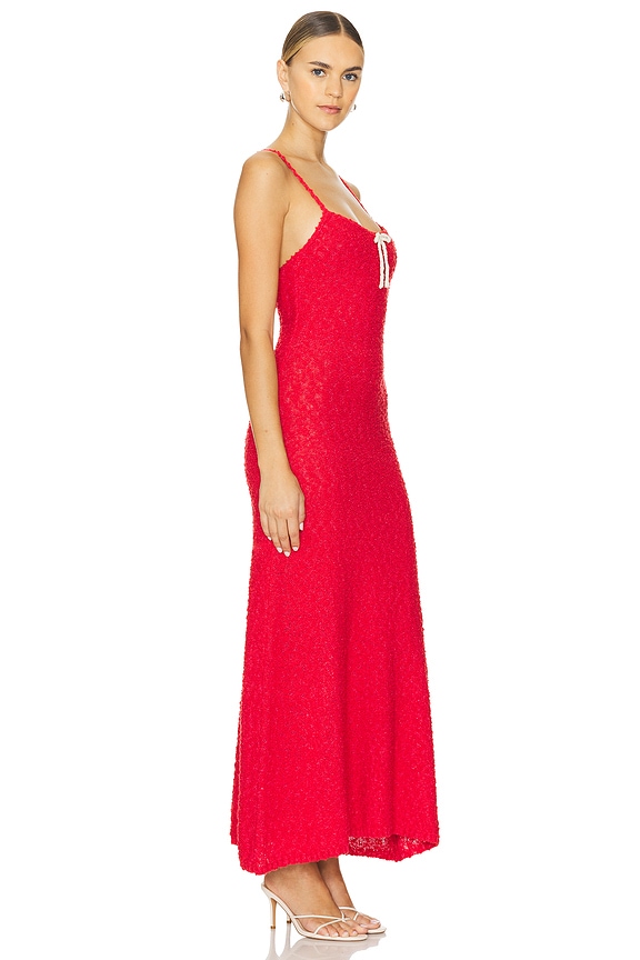 view 2 of 4 Adore Dress in Red Geranium
