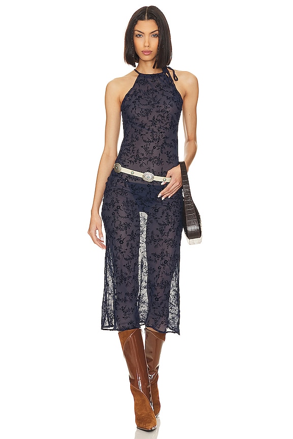 view 1 of 5 Folegandros Dress in Navy