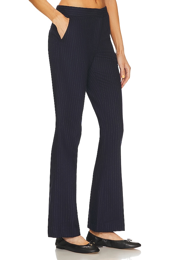 view 2 of 5 PANTALÓN MELISSA in Navy Blue Pinstripe
