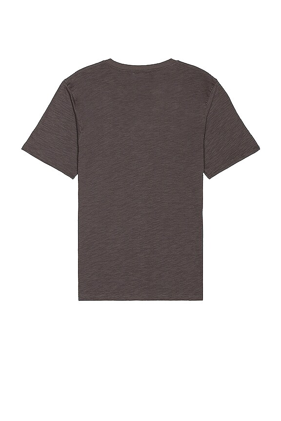 view 2 of 3 Genesee Slub Henley in Asphalt