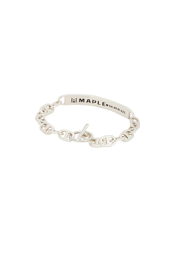 view 2 of 2 Bandana Id Bracelet in Silver 925