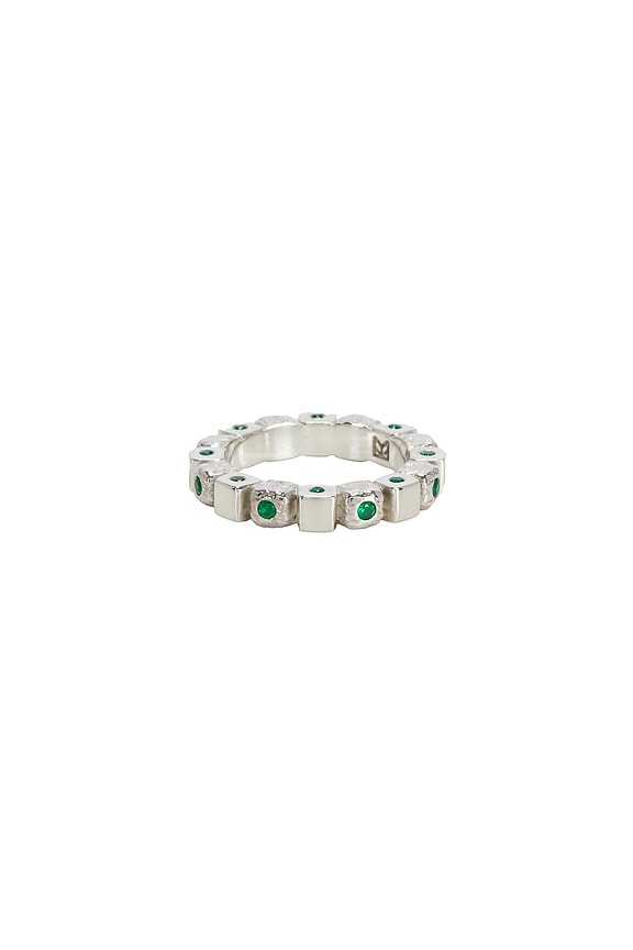 view 2 of 2 ANILLO ROMIS in Silver 925 & Green Sapphire