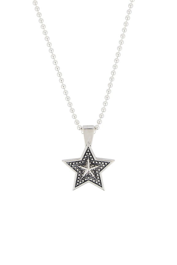 view 2 of 3 COLLIER CHAÎNE STAR in Silver 925