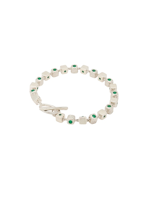 view 2 of 2 Romi's Bracelet in Silver 925 & Emerald