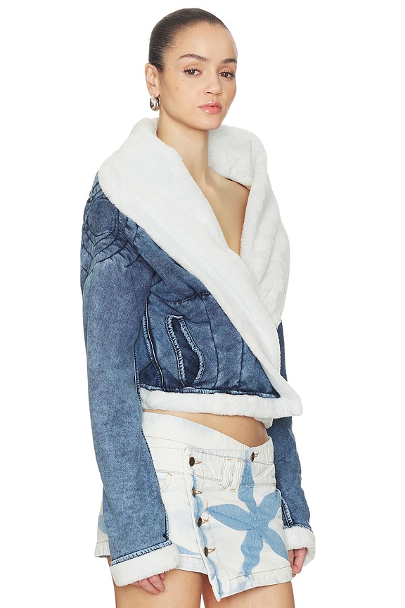 view 2 of 4 Bathrobe Vortex Jacket in Faded Indigo