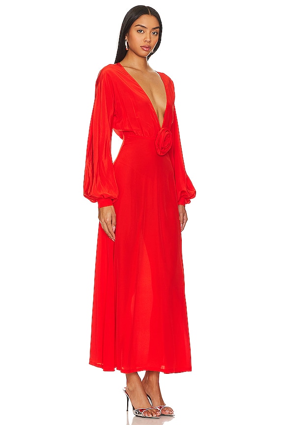 view 2 of 3 Nadia Dress in Red